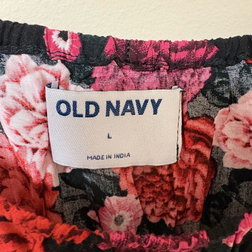 Old Navy Floral Spaghetti Strap Midi Dress - Picture 4 of 5